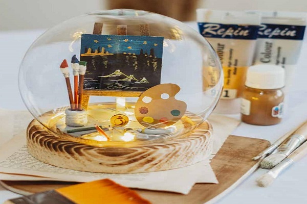 گوی شیشه ای چراغ دار